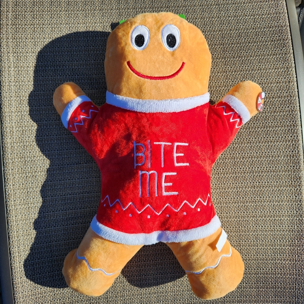 Gingerbread Man Eddie Power Plush